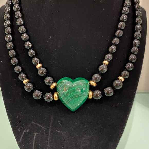 Beaded statement necklace - Picture 3 of 3